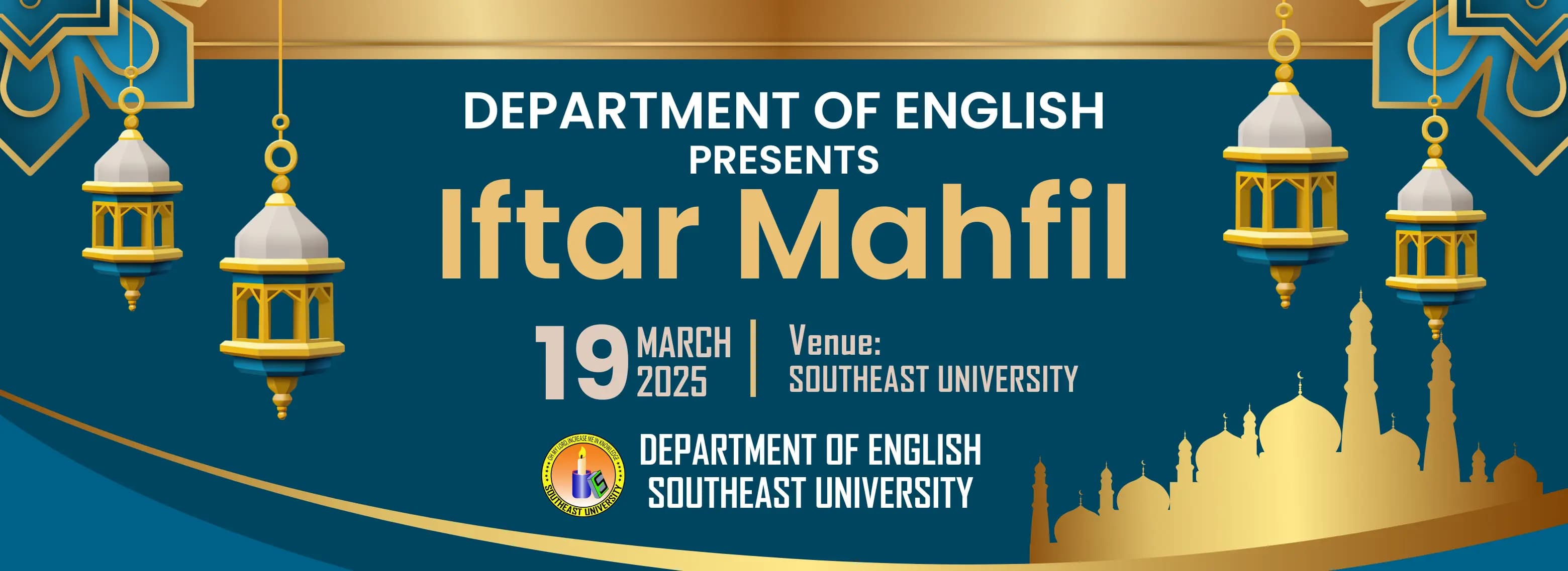 "IFTAR MAHFIL" Department of English, Southeast University