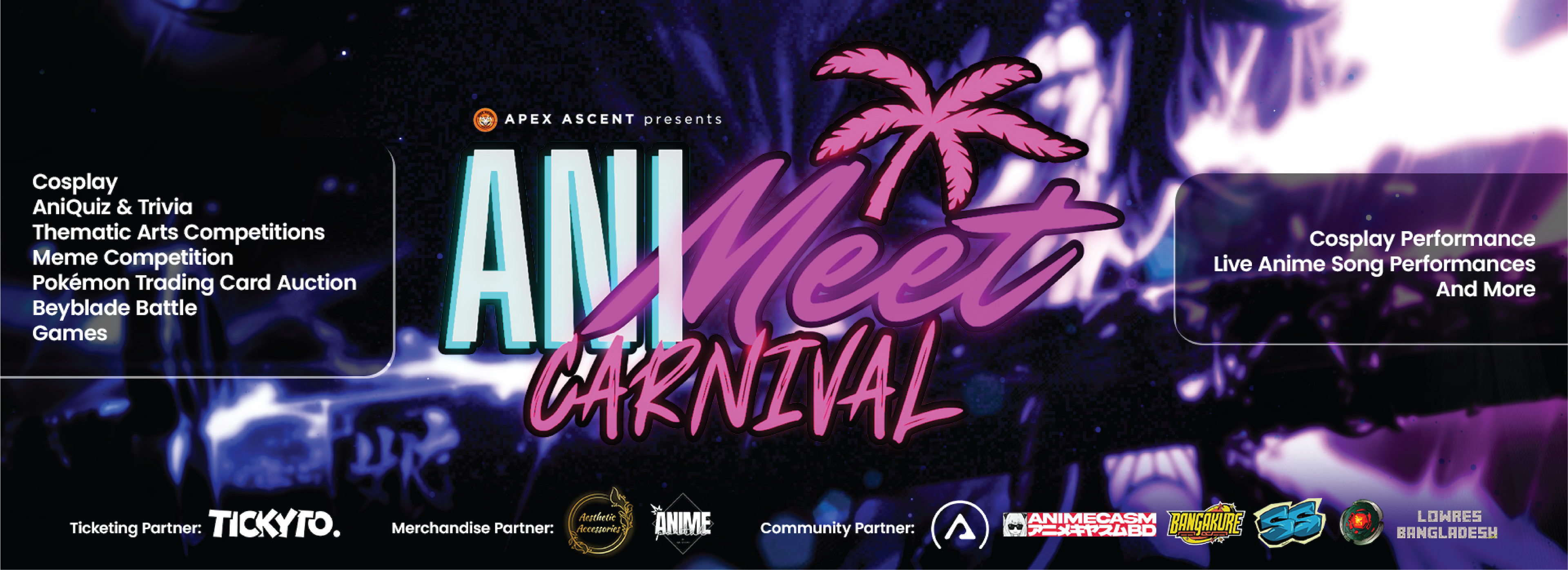 APEX ASCENT presents ANIMEET CARNIVAL
